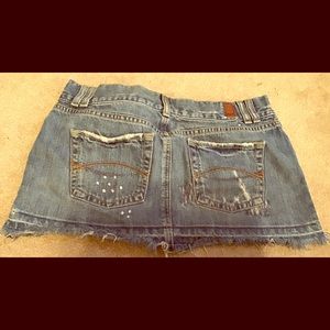 Blue Denim A&F Skirt